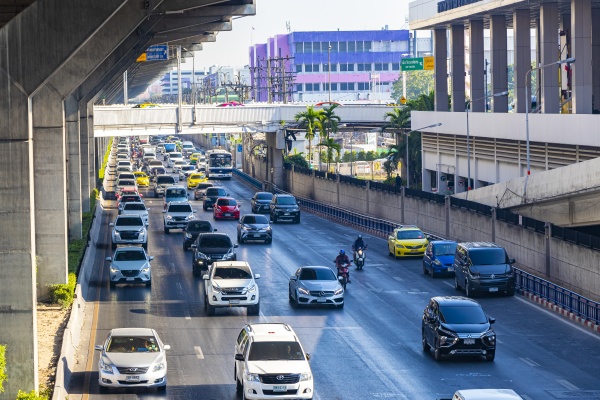 byliv tung trafikprop myldretid i bangkok